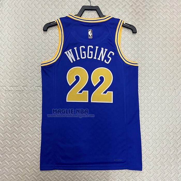 Maglia
 Andrew Wiggins NO 22 Golden State Warriors Classic 2022-23 Blu

